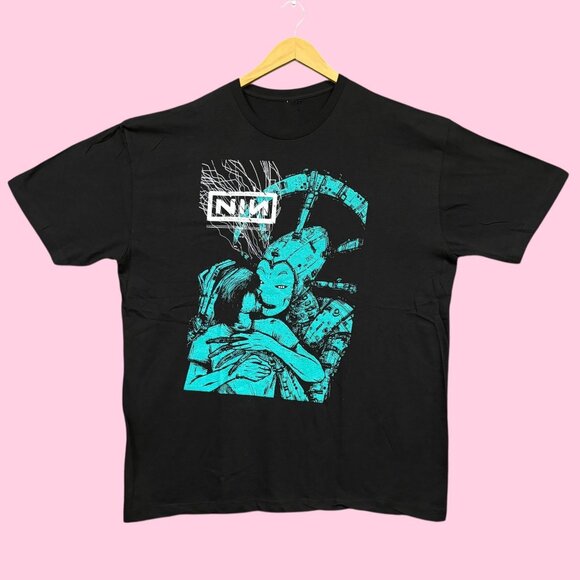 NIN Nine Inch Nails The Fragile Industrial Rock Band Tee XXL - Picture 1 of 4